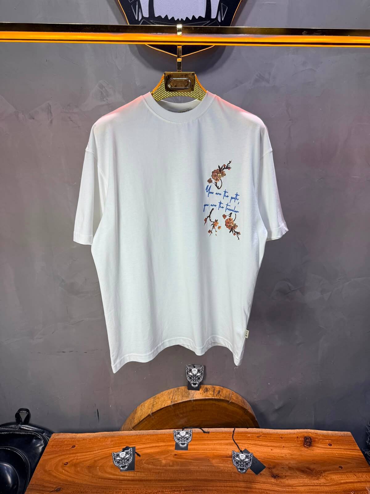 T-Shirt Phénix Sakura — Sam — Blanc 5180