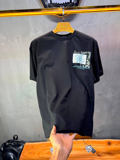 T-Shirt Calligraphie Mandala — Sam — Noir 5075