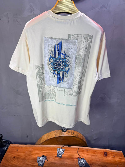 T-Shirt Calligraphie Mandala — Sam — Beige 5075