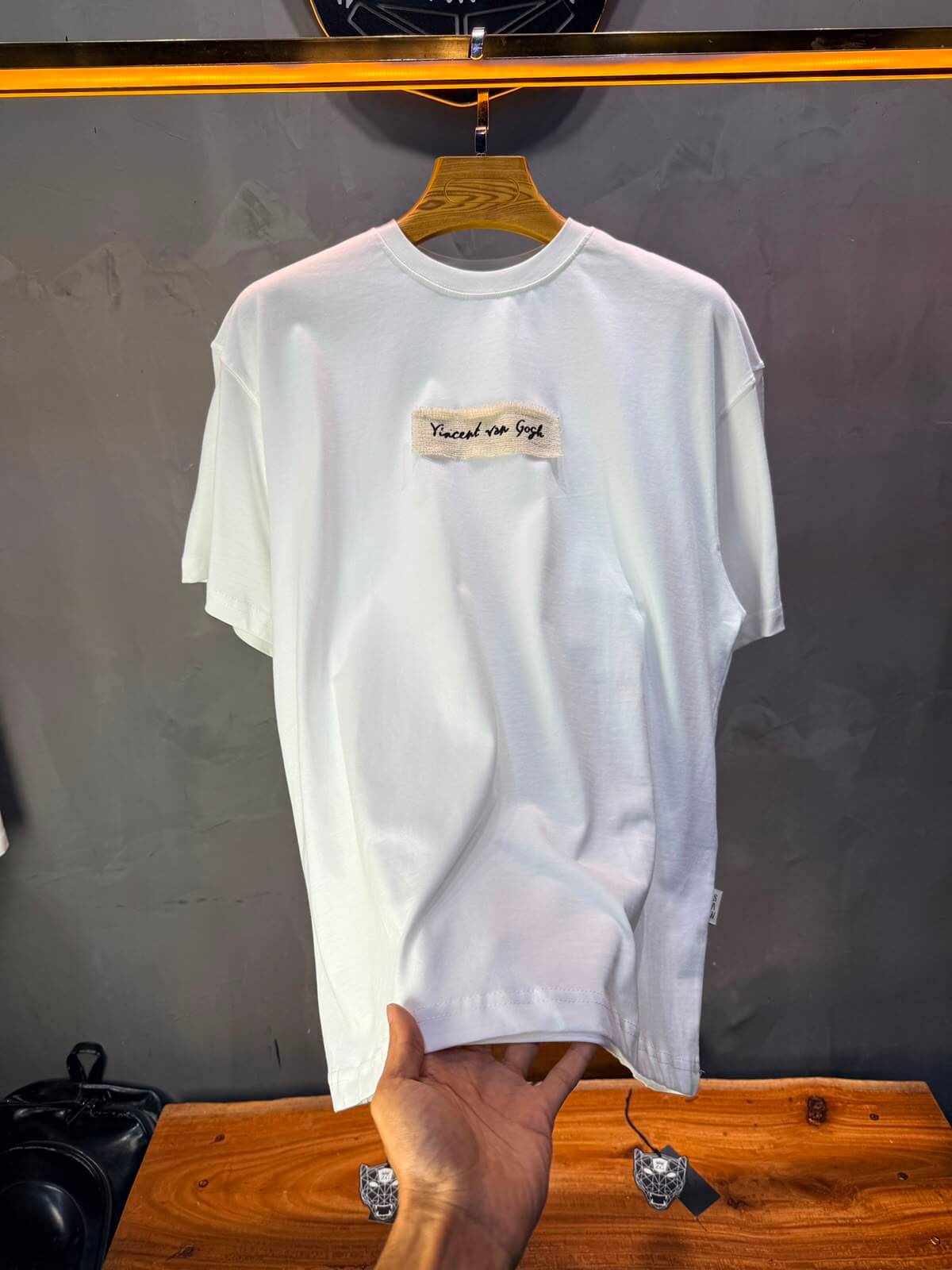 T-Shirt Vincent van Gogh Tournesols — Blanc 5074