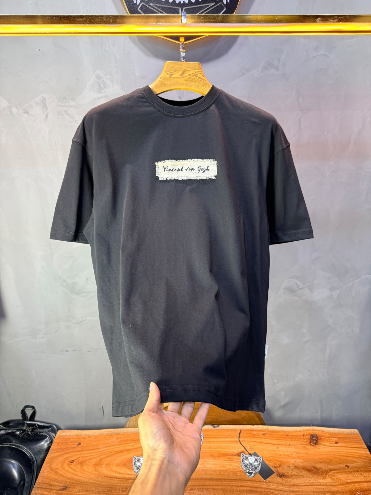 T-Shirt Vincent van Gogh Tournesols — Noir 5074