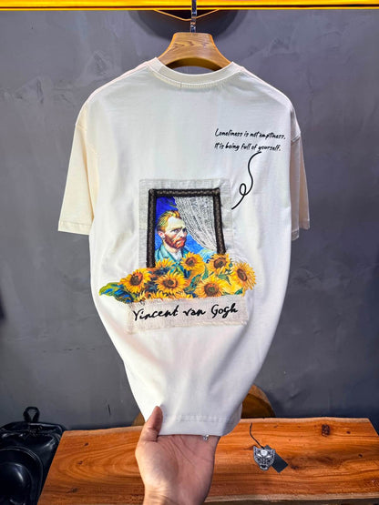 T-Shirt Vincent van Gogh Tournesols — Beige 5074