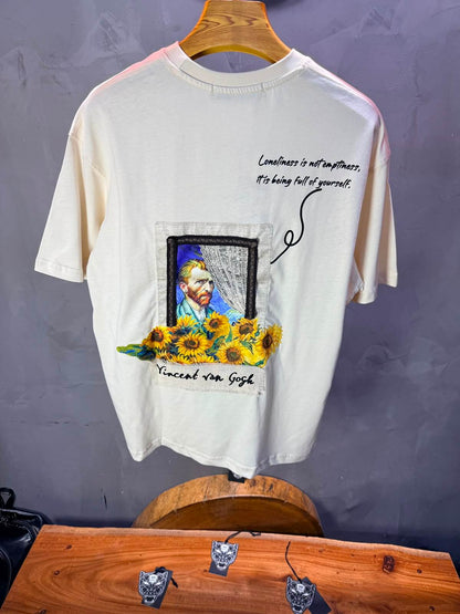 T-Shirt Vincent van Gogh Tournesols — Beige 5074
