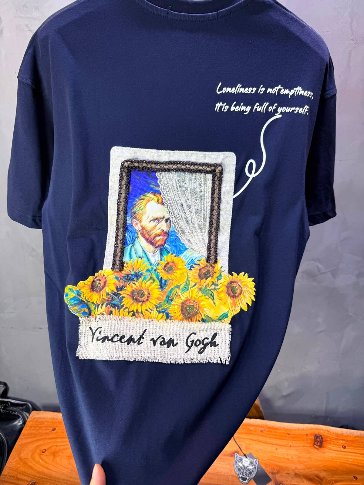 T-Shirt Vincent van Gogh Tournesols — Blue 5074