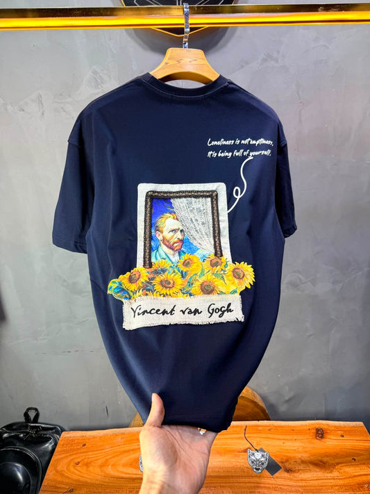 T-Shirt Vincent van Gogh Tournesols — Blue 5074