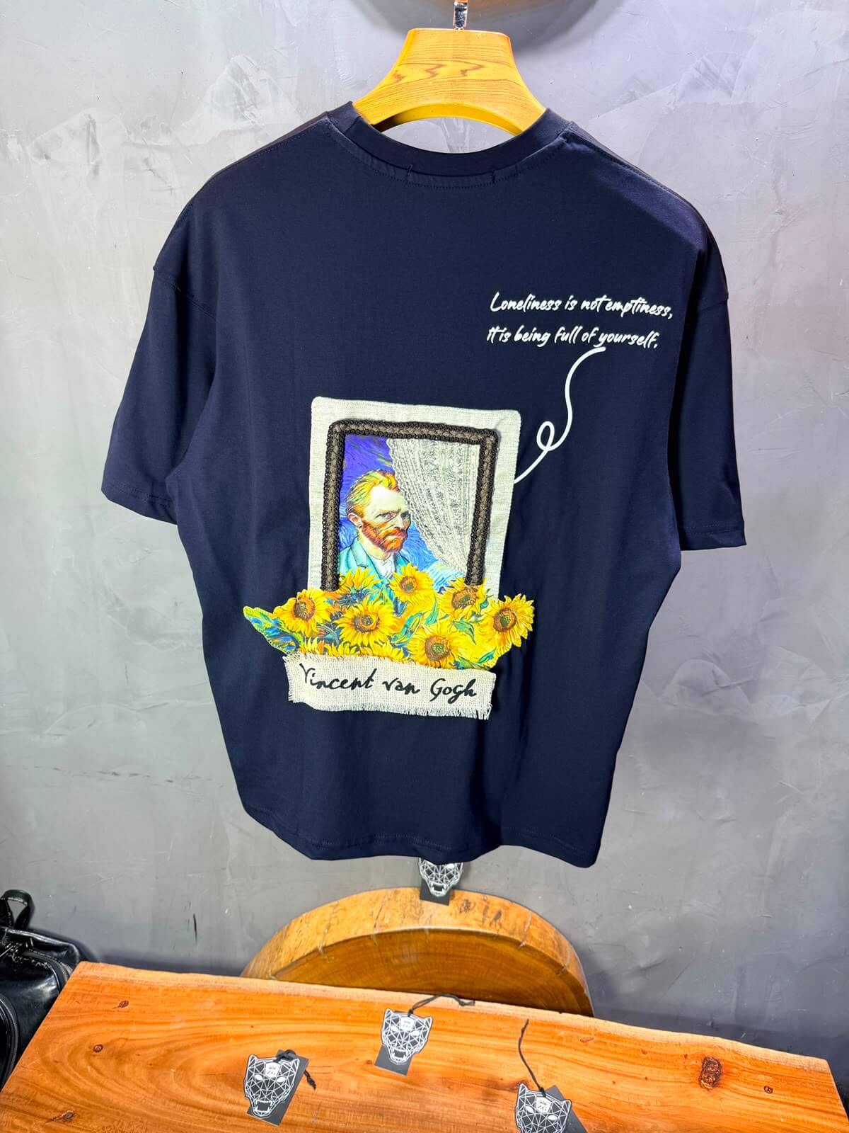 T-Shirt Vincent van Gogh Tournesols — Blue 5074