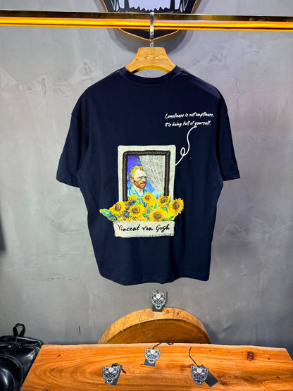 T-Shirt Vincent van Gogh Tournesols — Blue 5074