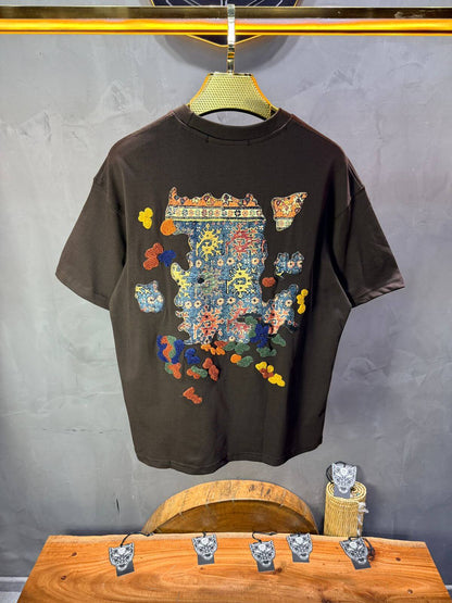 T-Shirt Authentic Brodé — SW Urbanity — Brown 5079