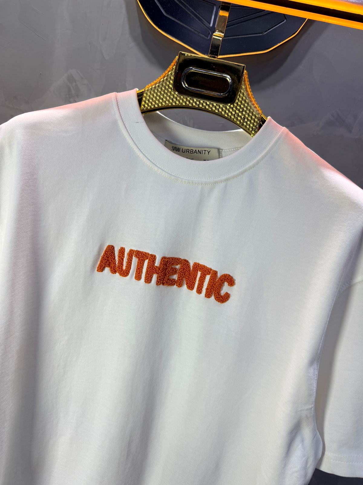 T-Shirt Authentic Brodé — SW Urbanity — Blanc 5079