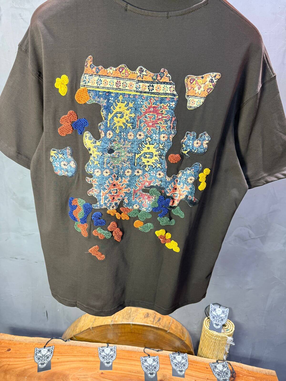 T-Shirt Authentic Brodé — SW Urbanity — Brown 5079