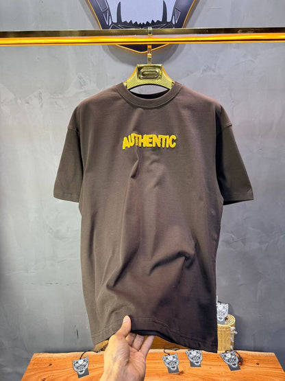 T-Shirt Authentic Brodé — SW Urbanity — Brown 5079