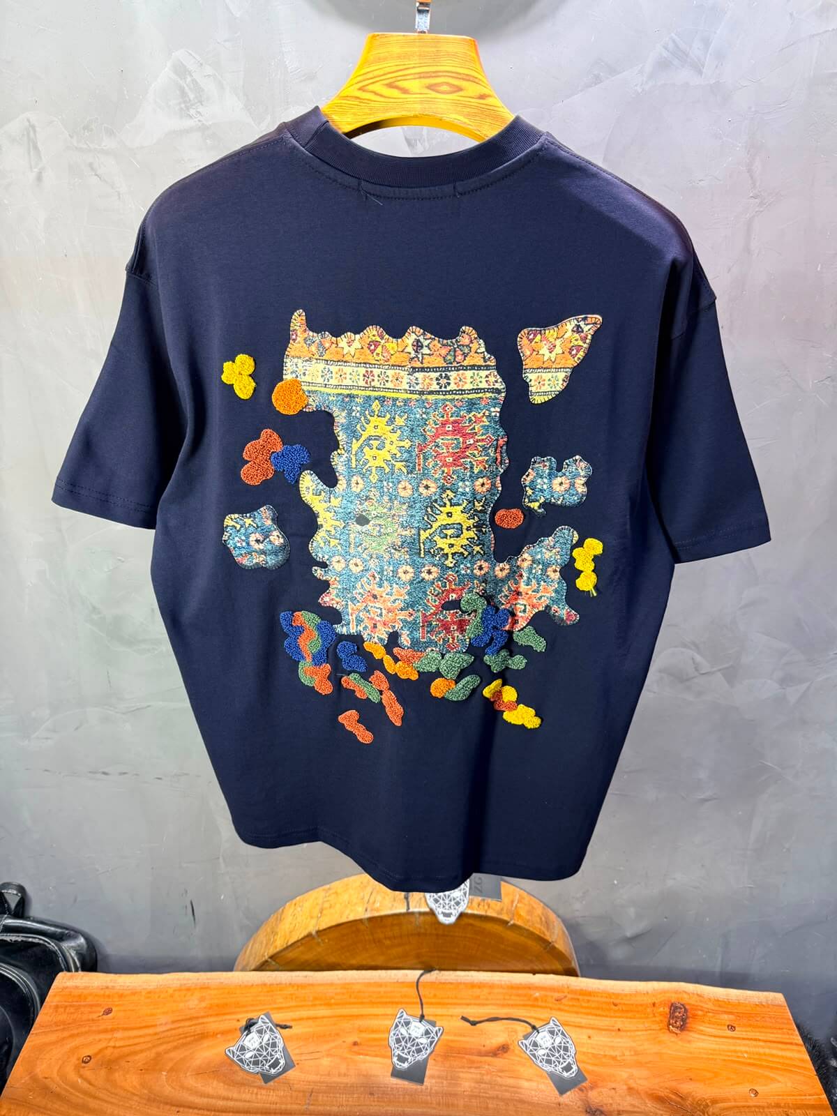T-Shirt Authentic Brodé — SW Urbanity — Navy Blue 5079