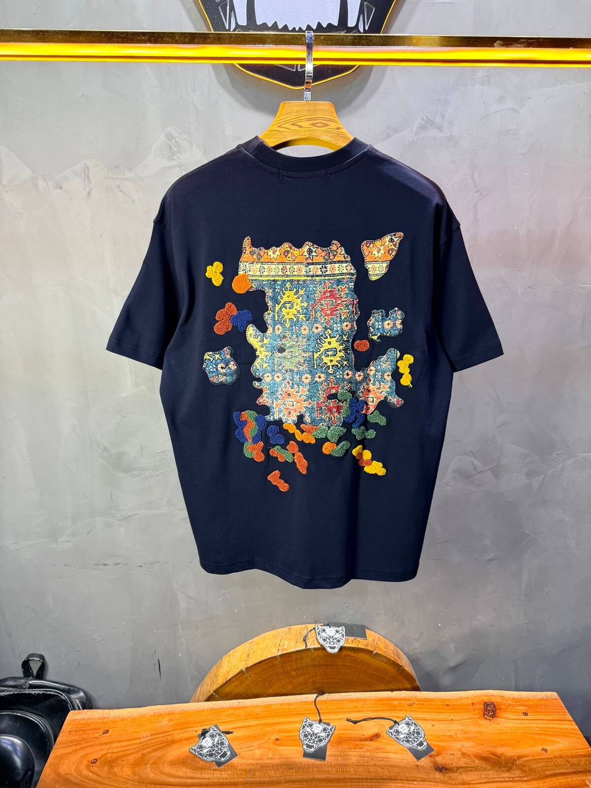T-Shirt Authentic Brodé — SW Urbanity — Navy Blue 5079