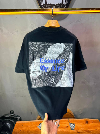 T-Shirt Essence Of Life — Gothic Paisley — Noir 166