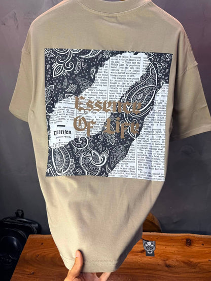 T-Shirt Essence Of Life — Gothic Paisley — Beige 166