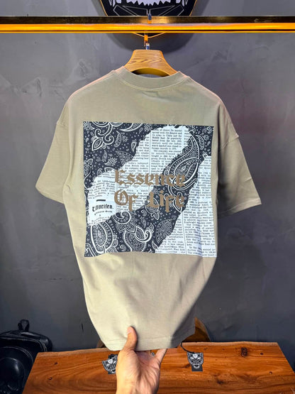 T-Shirt Essence Of Life — Gothic Paisley — Beige 166