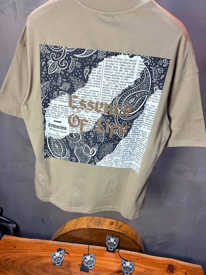T-Shirt Essence Of Life — Gothic Paisley — Beige 166