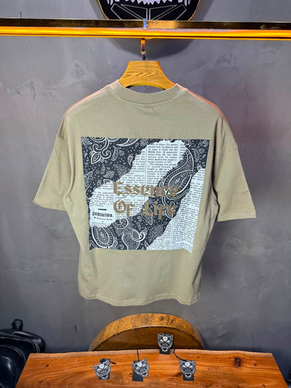 T-Shirt Essence Of Life — Gothic Paisley — Beige 166