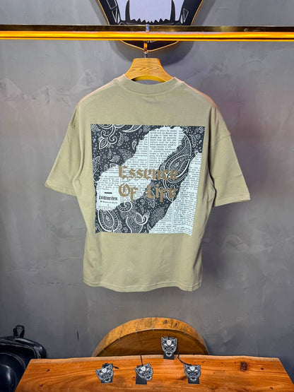 T-Shirt Essence Of Life — Gothic Paisley — Beige 166