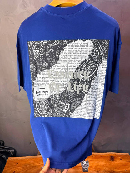 T-Shirt Essence Of Life — Gothic Paisley — Blue 166