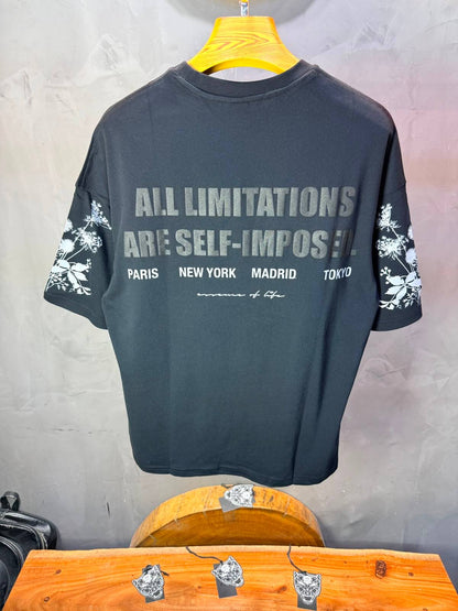 T-Shirt «All Limitations Are Self-Imposed» — Essence of Life — Noir 112