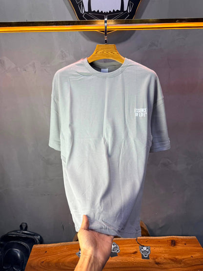 T-Shirt Essence Of Life® — Bandana Bleu — Gris Sage 091