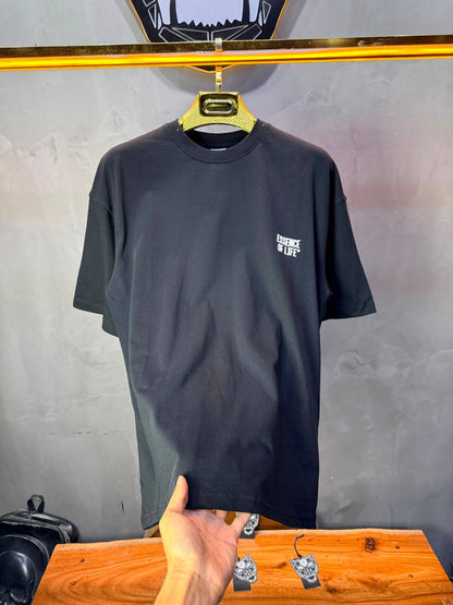 T-Shirt Essence Of Life® — Bandana Bleu — Noir 091