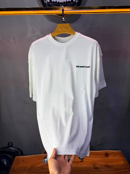 T-Shirt Far Away Place — Limited Edition — Blanc 109