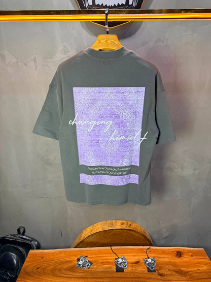 T-Shirt «Changing Himself» — Tapis Oriental Bleu — Grey 140