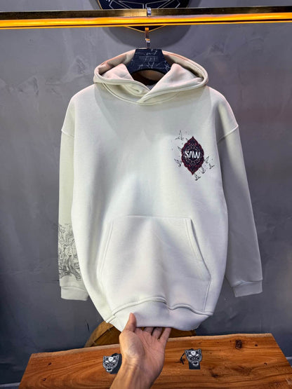 Hoodie oversize Beige 5285