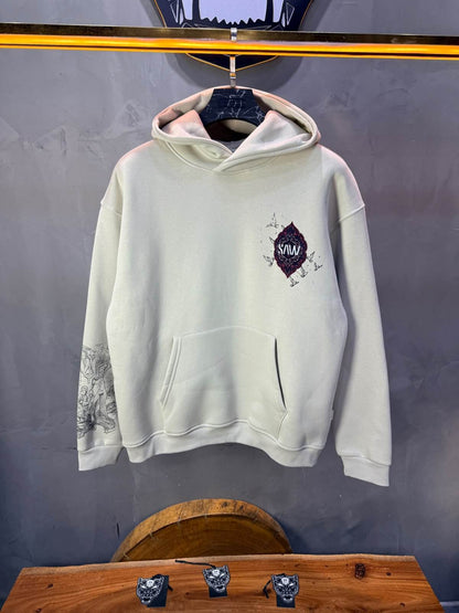 Hoodie oversize Beige 5285