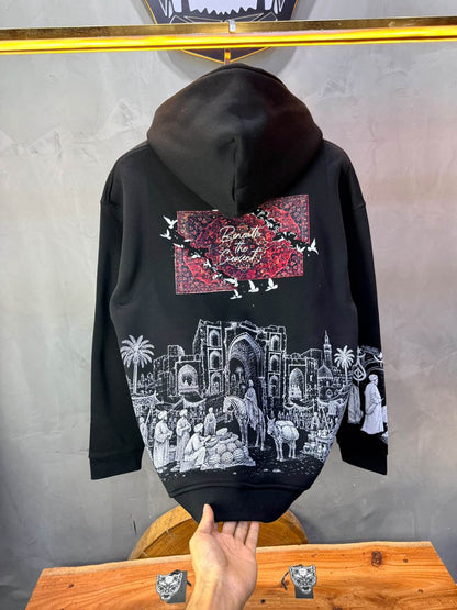 Hoodie oversize Black 5285
