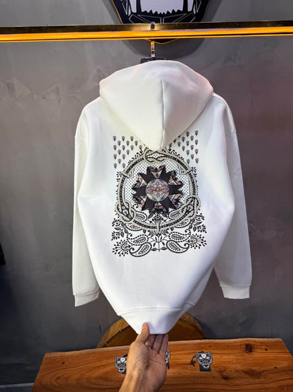 Hoodie oversize Blanc 5249