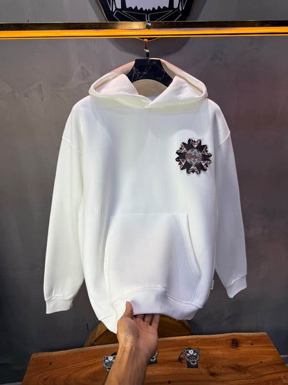 Hoodie oversize Blanc 5249