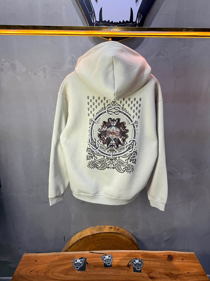 Hoodie oversize Beige 5249