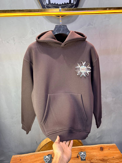 Hoodie oversize Brown 5249