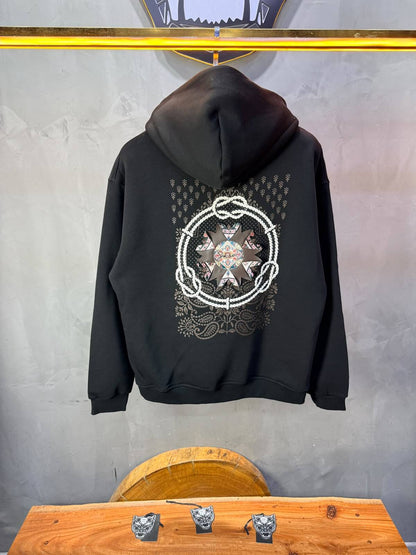 Hoodie oversize Noir 5249