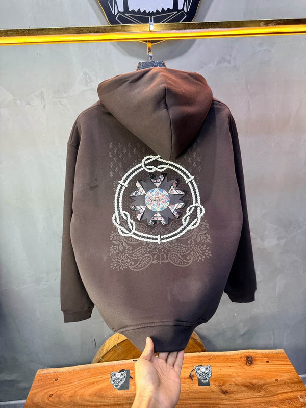 Hoodie oversize Brown 5249