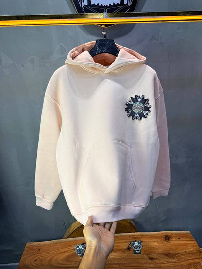 Hoodie oversize Rose Poudré 5249