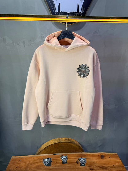 Hoodie oversize Rose Poudré 5249