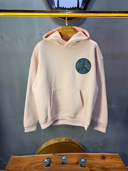 Hoodie oversize Rose Roudré 5254