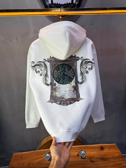 Hoodie oversize Blanc 5254