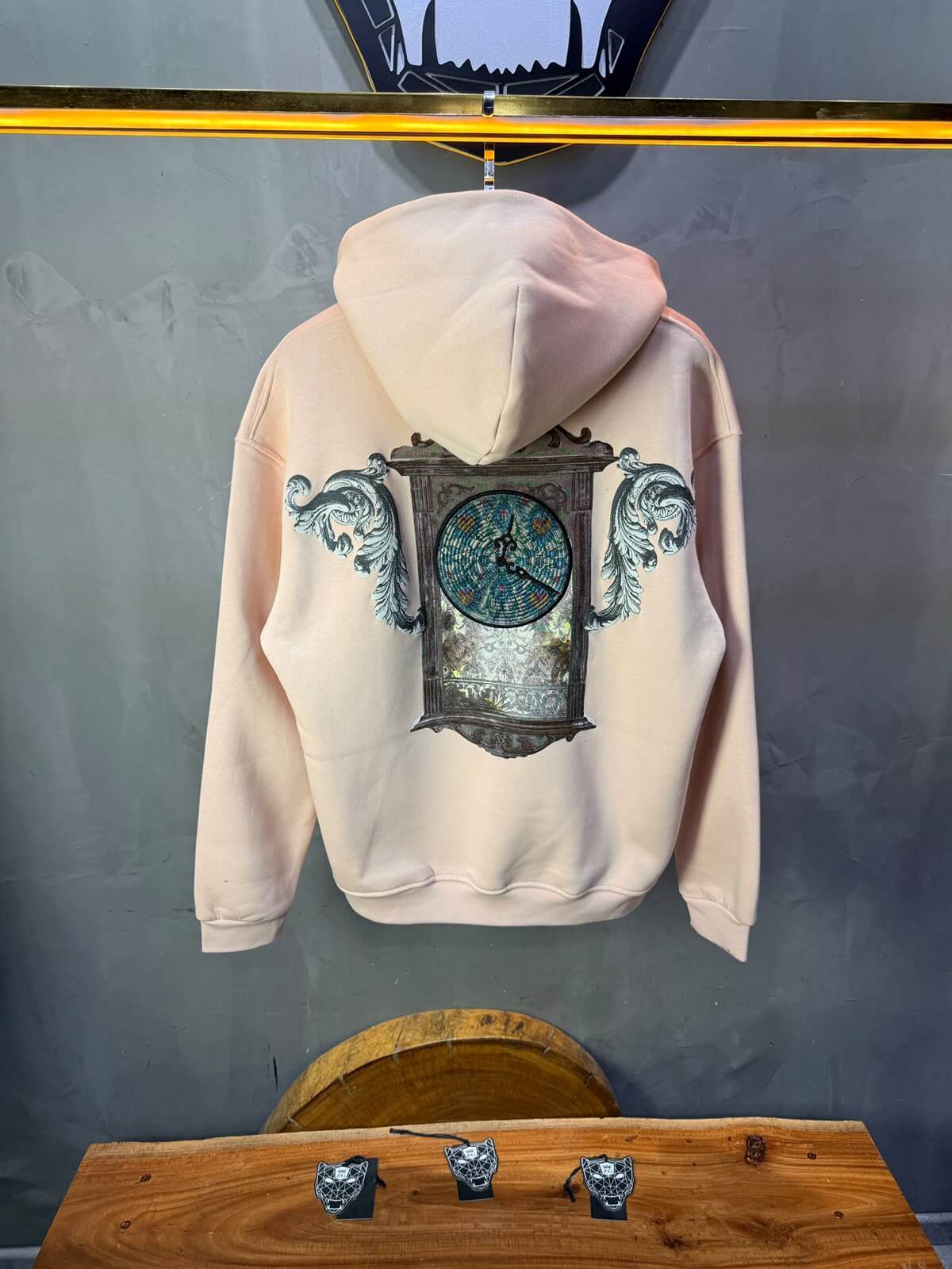 Hoodie oversize Rose Roudré 5254