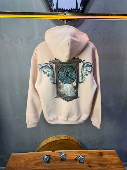 Hoodie oversize Rose Roudré 5254