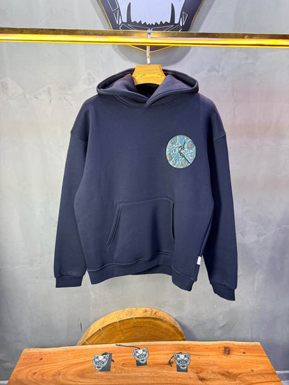 Hoodie oversize Rose Blue 5254