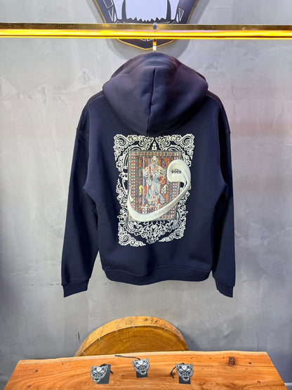 Hoodie oversize Blue 5284