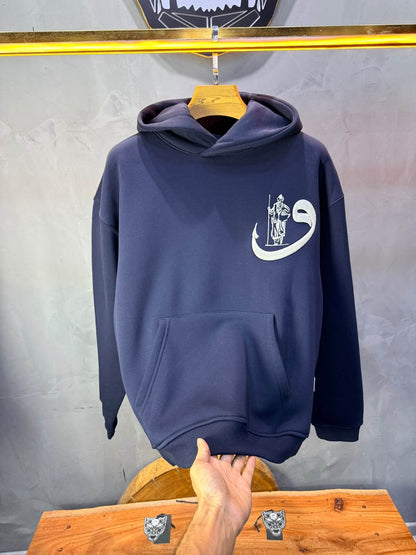 Hoodie oversize Blue 5284