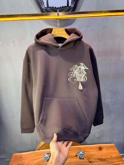 Hoodie oversize Brown 5248