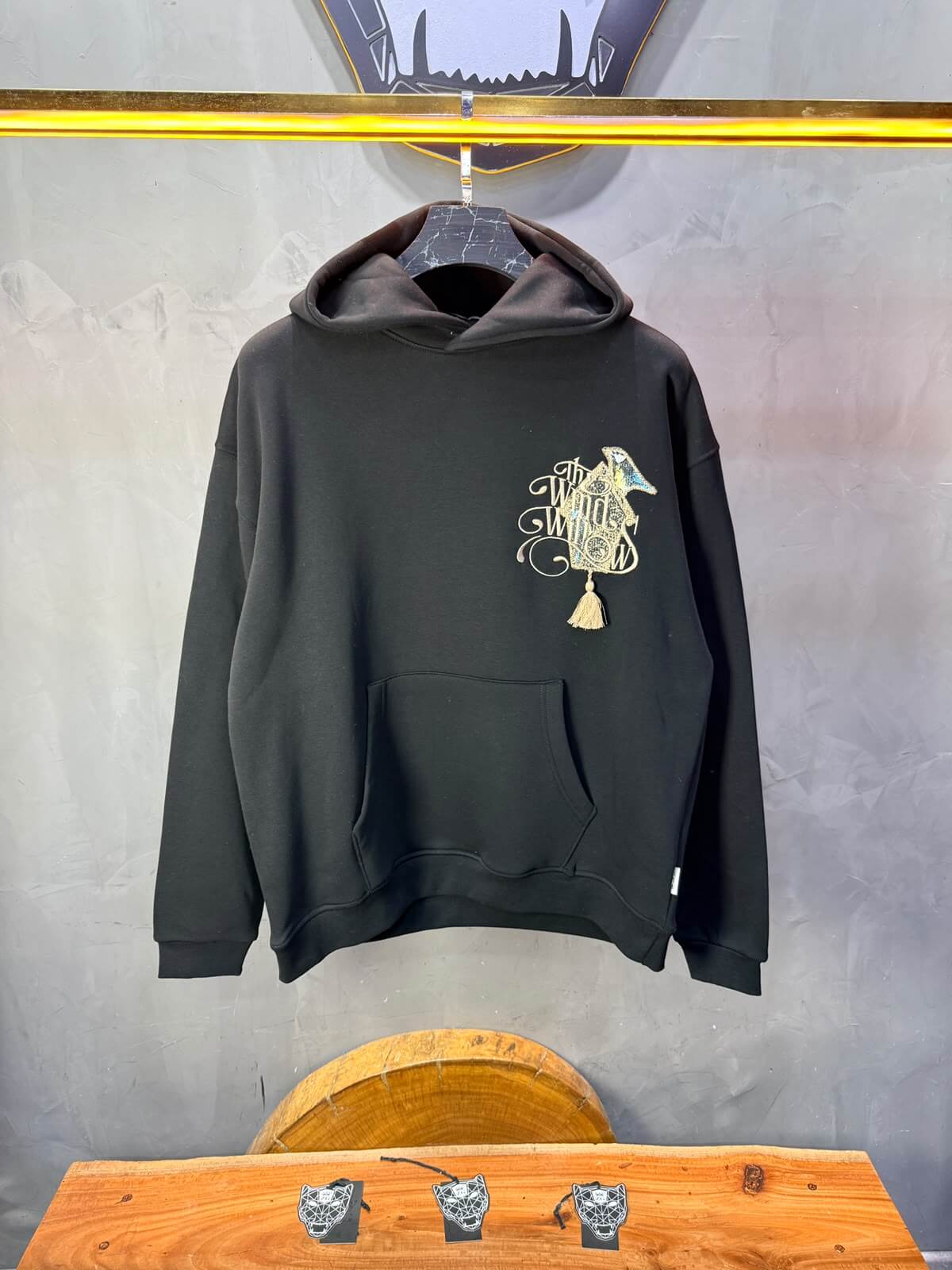 Hoodie oversize Noir 5248