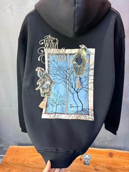 Hoodie oversize Noir 5248